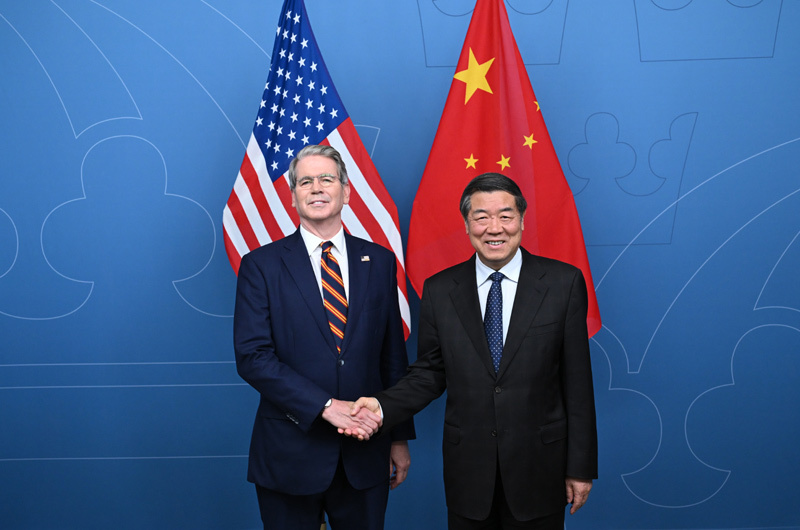 中美经贸会谈在瑞典斯德哥尔摩举行
