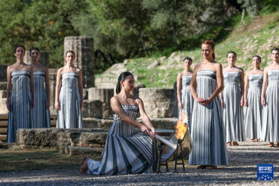 2026年米兰-科尔蒂纳冬奥会圣火火种采集仪式举行