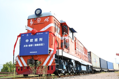 今年一季度“义新欧”中欧班列出口集装箱增长21.5%
