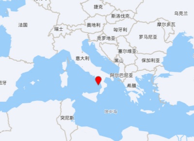 意大利南部海域发生6.2级地震 多地有震感
