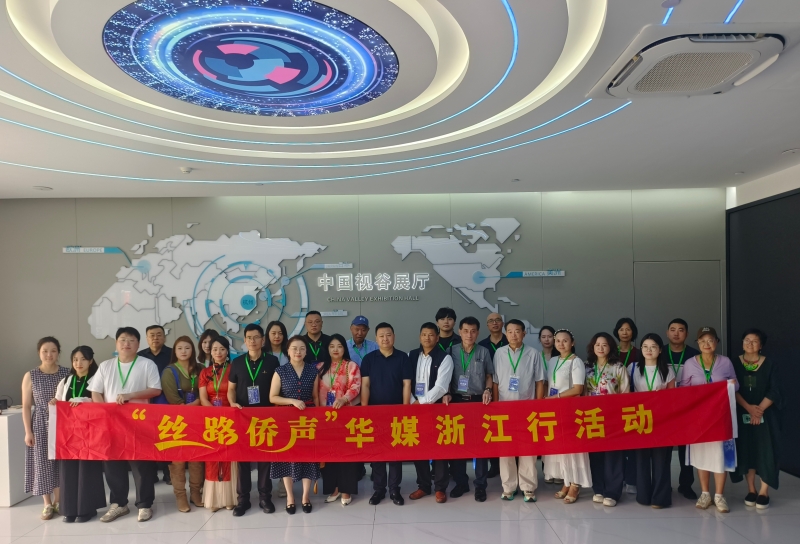 感受数字经济强劲动能：海外华文媒体采访团走进阿里跨境中心和中国视谷