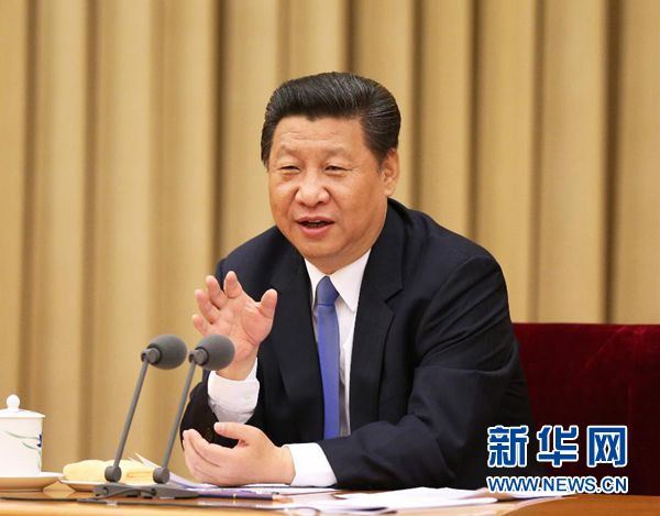 2015年5月18日至20日，中央统战工作会议在北京举行。中共中央总书记、国家主席、中央军委主席习近平在会上发表重要讲话。新华社记者 马占成 摄