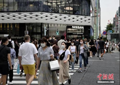 资料图：当地时间6月6日，日本东京街头。中新社记者 吕少威 摄