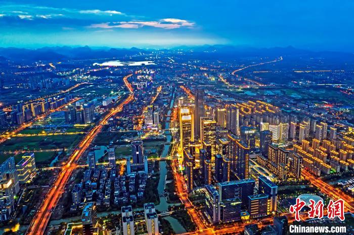 杭州未来科技城。余杭宣传部提供 