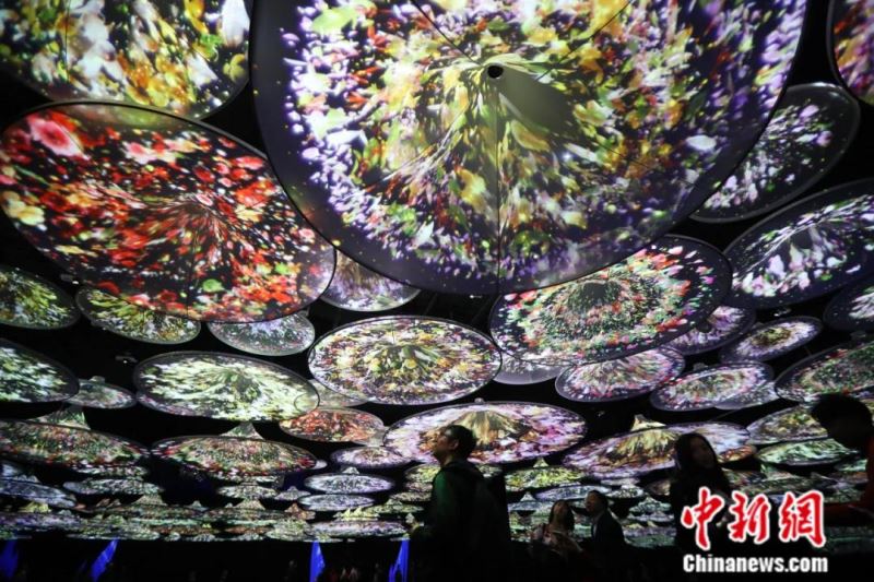 2019年4月，“瑰丽·犹在境”沉浸式数字意境展在南京开展。<a target='_blank' href='http://www.chinanews.com/'>中新社</a>记者 泱波 摄