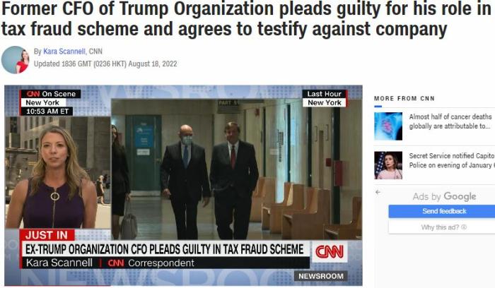 图片来源：美国有线电视新闻网(CNN)报道截图。