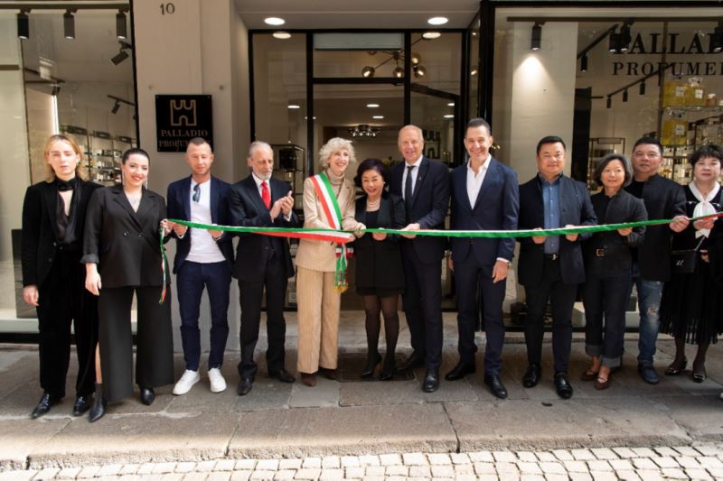 Profumerie PALLADIO欧洲第5家连锁店在意大利隆重开业